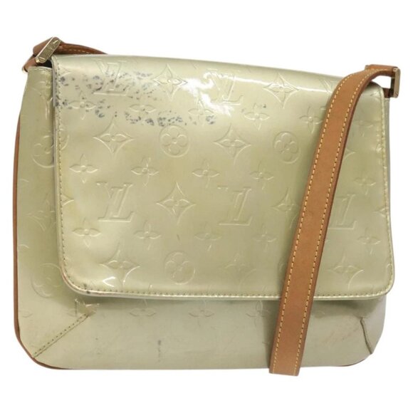 LOUIS VUITTON Monogram Vernis Thompson Street Bag Gris M91008 LV Auth 124371 - Picture 1 of 16